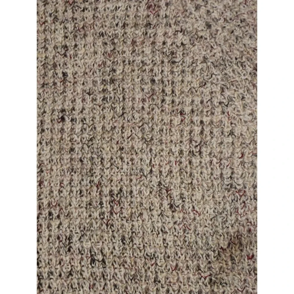 Free People Dylan Tweedy‎ Oversized  Knit Sweater Small Oatmeal Wool Blend Tunic